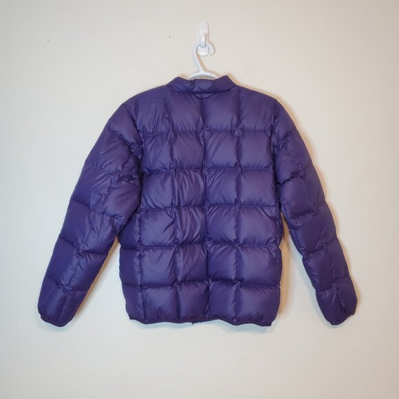 Y2K Nike Down Puffer Coat Purple Size M - Picture 2 of 5